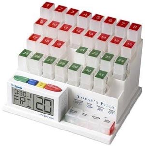 MedCenter System (tm) Talking One Month Medication Organizer, Price: $96.00