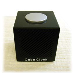 Can-Can Talking Cube Clock Black/Silver, Price: $70.00